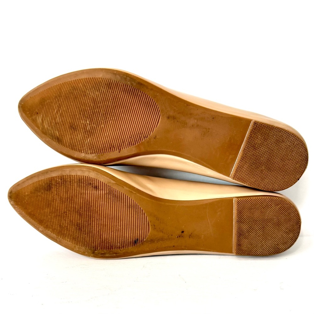 Report Signature Beige Glossy Flats - Picture 7 of 7
